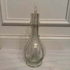 Vintage 1960s Fait Main French Four-Chamber Decanter and Stoppers